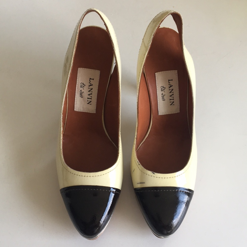 Lanvin sling back pumps